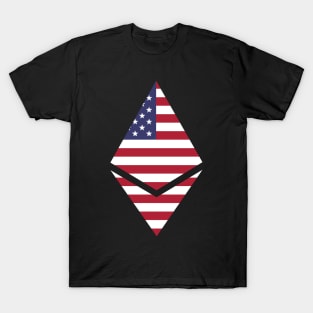 Ethereum USA logo T-Shirt